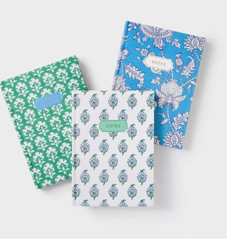 NEW ROLLER RABBIT X TARGET - 3pc 240 Page College Rule Journals Notebooks
